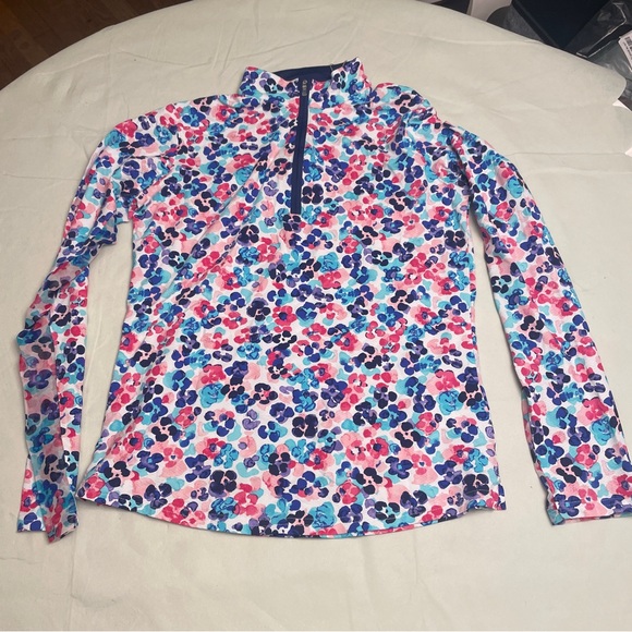 NWT SolTek San Soleil Lux Long Sleeve Print Mock - Jungle - Smal - Picture 12 of 12